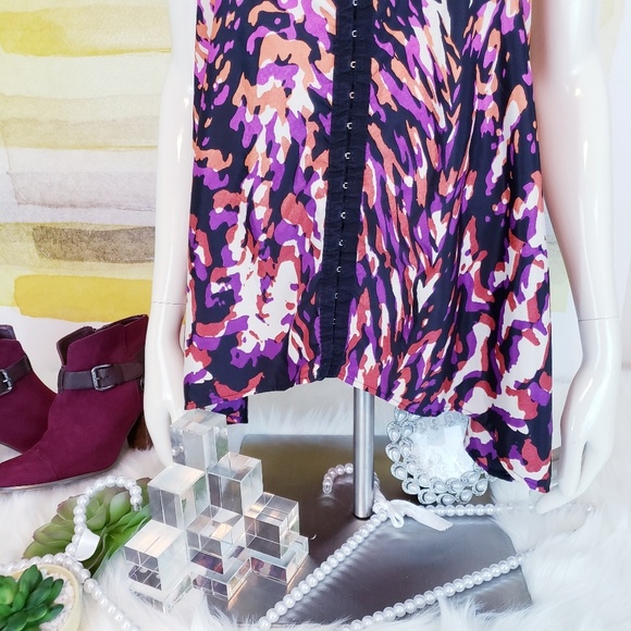 Multi-Color Racerback Cami Top | Size Medium - Picture 7 of 9